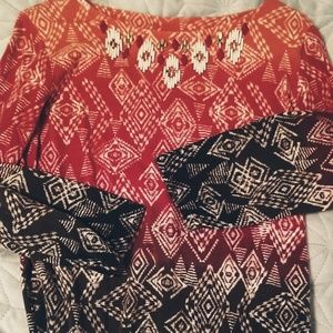 Aztec stylish top